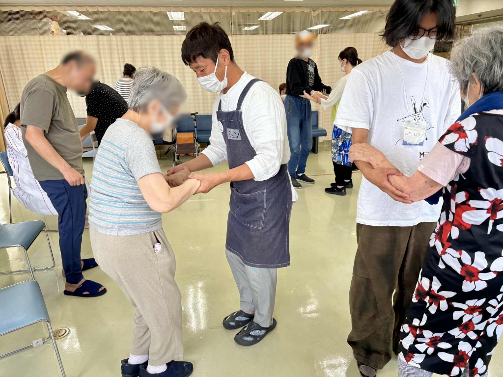 〜「今日は見学のつもりだったけれど、参加したら楽しかったです。」昨日入所なさった方の言葉、嬉しく伺いました～